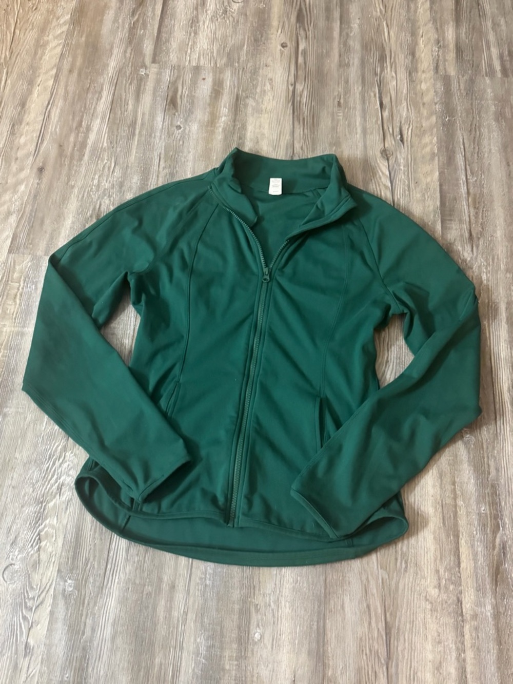 Yogalicious Forest Green Zip-Up Jacket